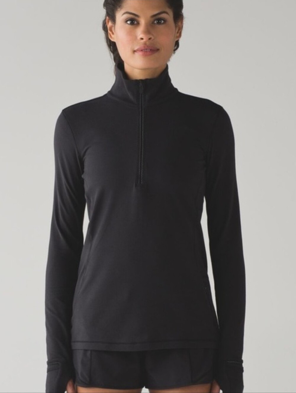 Lululemon Outrun 1/2 Zip Pullover Black Size 8